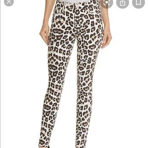 NWT Mother High Waist Looker Leopard Jeans size 23